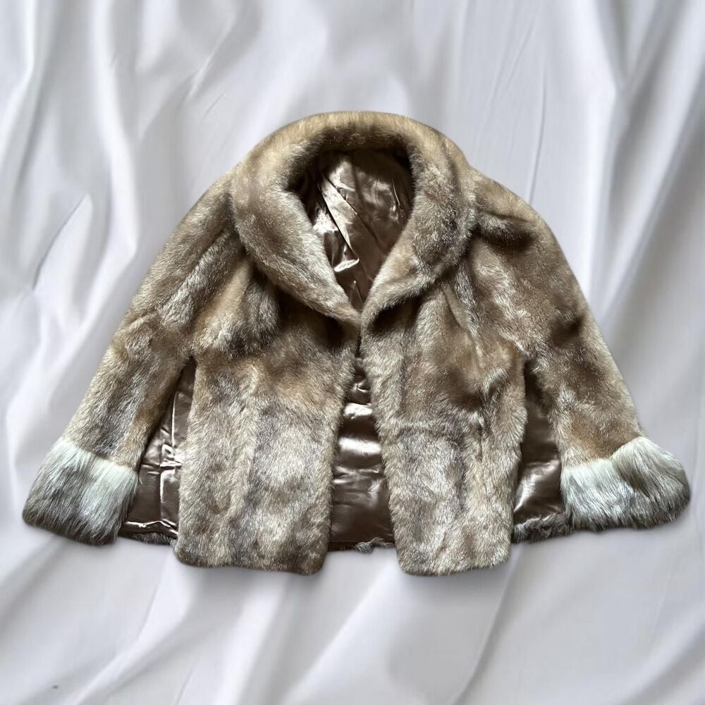 Vintage Faux Fur Cape